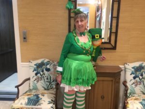 Staff in St. Patrick's Day Costume